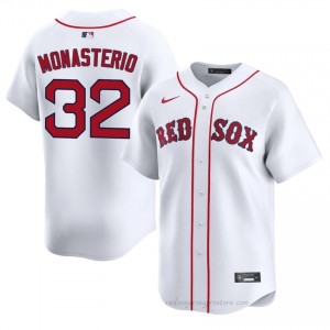 Men Andruw Monasterio #32 Boston Red Sox White Game Embroidery Baseball Jersey K321ig13