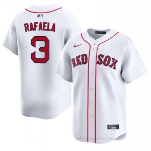 #3 Ceddanne Rafaela White Men BoSox Gameday Embroidery Baseball Jersey Q8v7t188