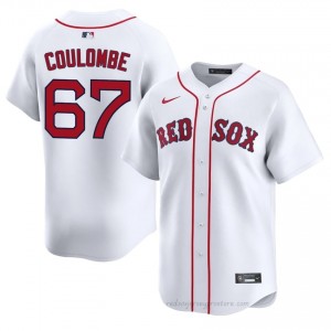 Men Danny Coulombe #67 Boston Red Sox White Game Embroidery Baseball Jersey 5Cj24010