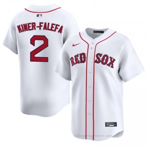 BOS Red Sox #2 Isiah Kiner-Falefa White Men Premium Embroidery Baseball Jersey gTIyw475