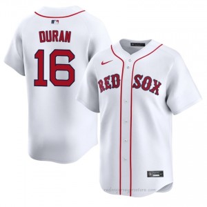 Jarren Duran #16 Red Sox White Men Limited Embroidery Baseball Jersey 2k0b0Y16