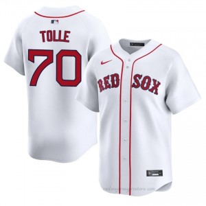 BOS Red Sox #70 Payton Tolle White Men Premium Embroidery Baseball Jersey yVu1Nu98