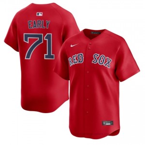 Connelly Early #71 Red Sox Red Men MLB Stitched Baseball Jersey 2x6Yc371