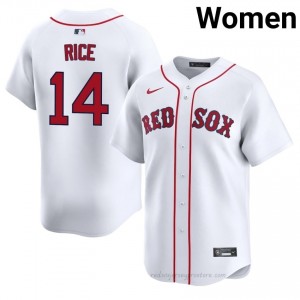 BOS Red Sox #14 Jim Rice White Women Player Stitch Baseball Jersey d4v0ab12