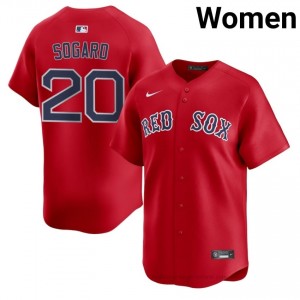 #20 Nick Sogard Red Women BoSox Gameday Embroidery Baseball Jersey 8mPM4U48