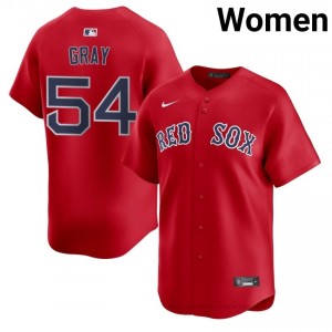 Women Sonny Gray #54 Boston Red Sox Red Game Embroidery Baseball Jersey v8872495