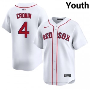 Youth Joe Cronin #4 Boston Red Sox White Exclusive Stitched Baseball Jersey 0ls5p239