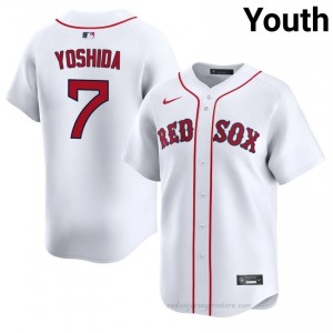Youth Masataka Yoshida #7 Boston Red Sox White Exclusive Stitched Baseball Jersey J0413P99