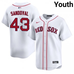 #43 Patrick Sandoval White Youth BoSox Classic Stitched Baseball Jersey wYyo4584