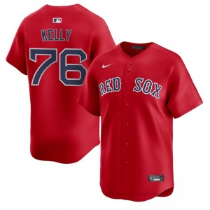 BOS Red Sox #76 Zack Kelly Red Men Replica Stitched Baseball Jersey 3615ib70